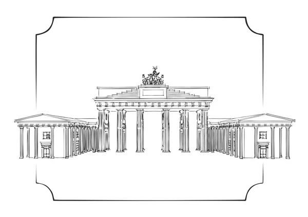 Brandenburg Gate — Stock Vector
