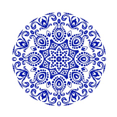 Basit yuvarlak ornamet