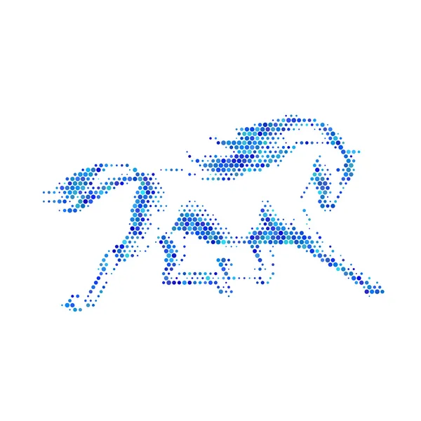 Cheval de course — Image vectorielle