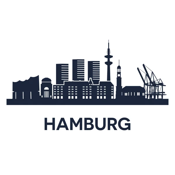 Hamburg — Stockvektor