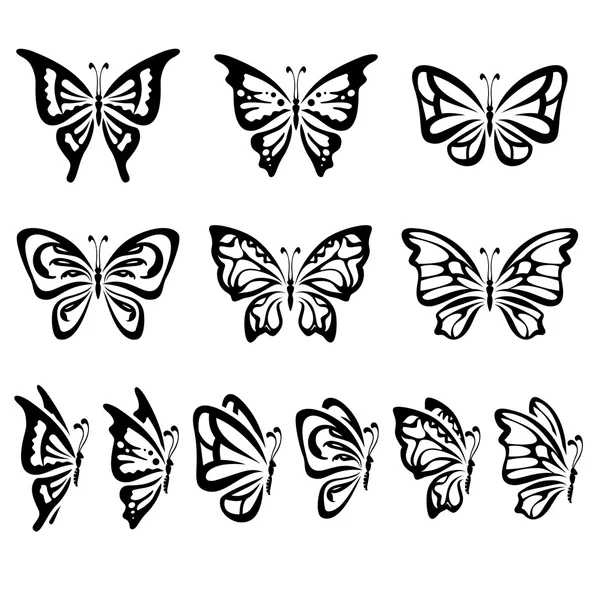 Mariposas — Archivo Imágenes Vectoriales