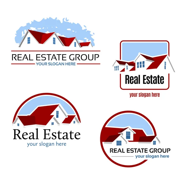 Real Estate Emblems — Stock Vector