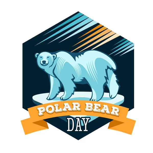 Polar Bear dag — Stock vektor