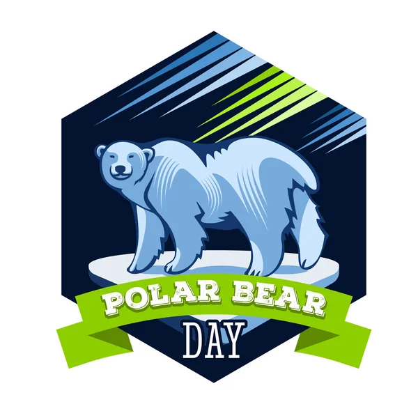 Polar Bear Day — Stockvector