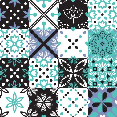 Dikişsiz soyut desenler