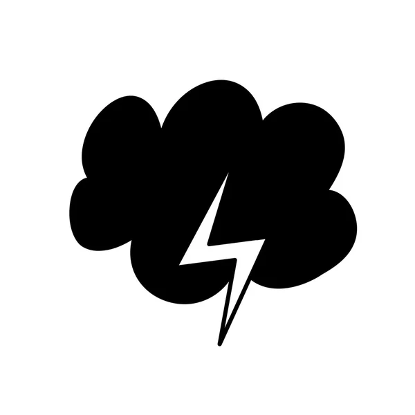 Icono de tormenta simple — Vector de stock