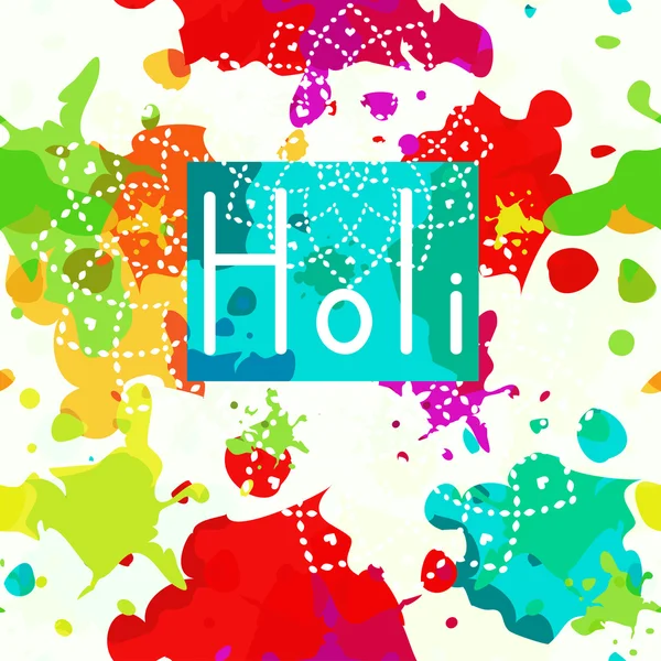 Holi festival banner — Stock Vector