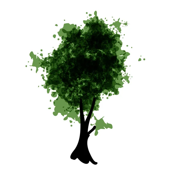 Isolated vector tree — Stock Vector