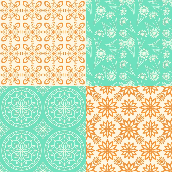 Seamless decorative pattern — Stock Vector