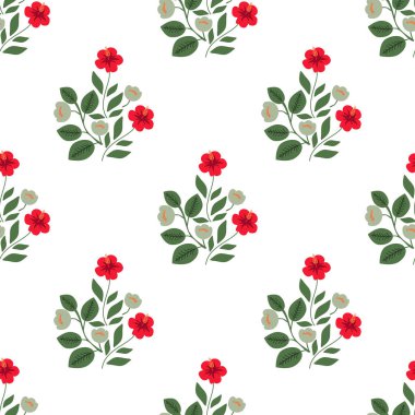 Çay ve amberçiçeği pürüzsüz desen