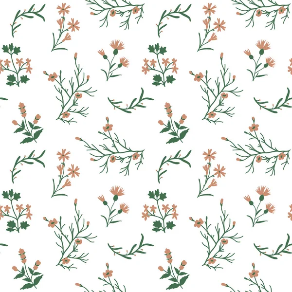 Kusursuz pembe çiçek vektör deseni