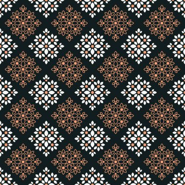 Kusursuz soyut dekoratif vektör deseni