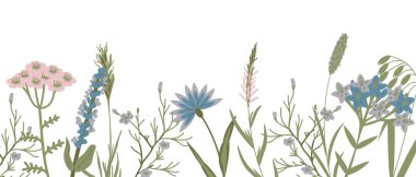 Çiçek dekoratif basit vektör arkaplanı