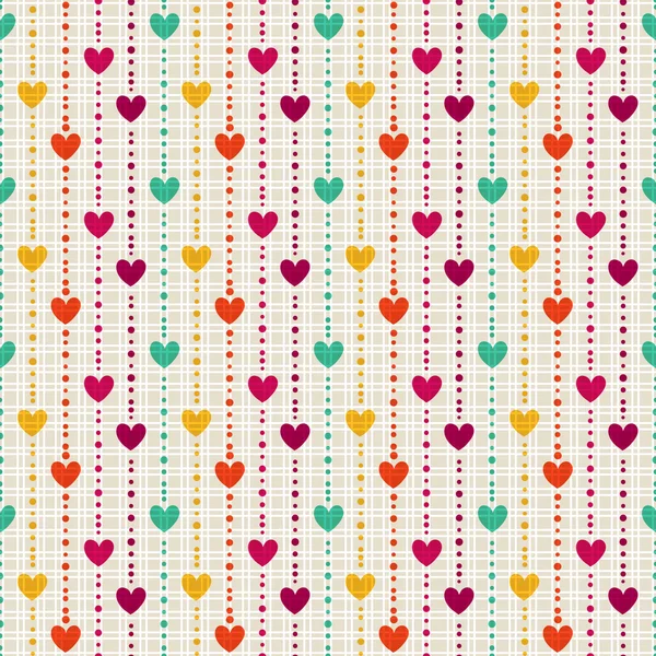 Hearts pattern — Stock Vector