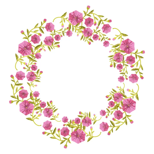 Flower wreath — Stock Vector