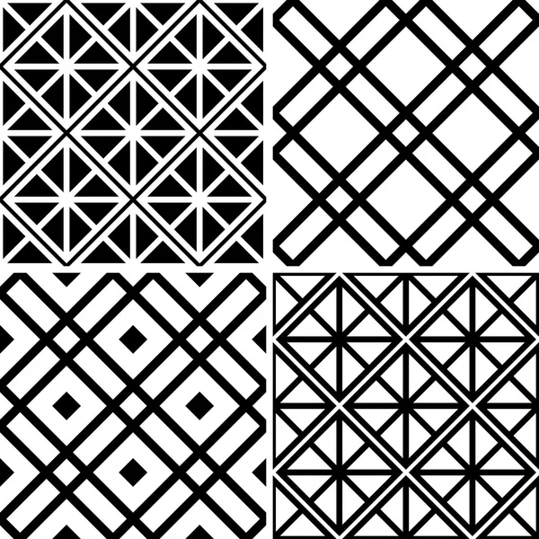 Seamless patterns — Stock Vector