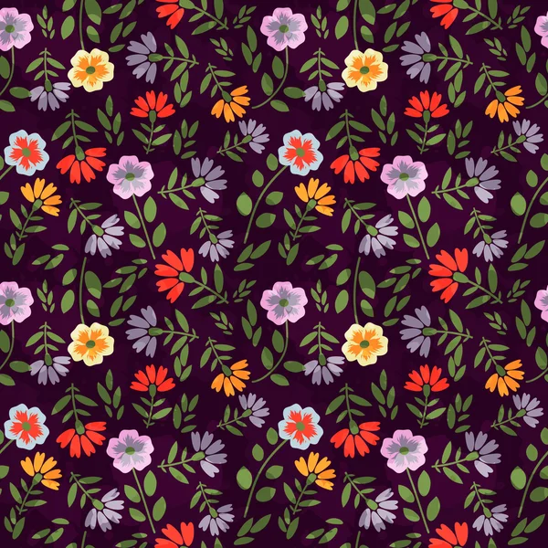 Patrón floral — Vector de stock