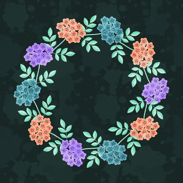 RELOJ FLORAL — Archivo Imágenes Vectoriales