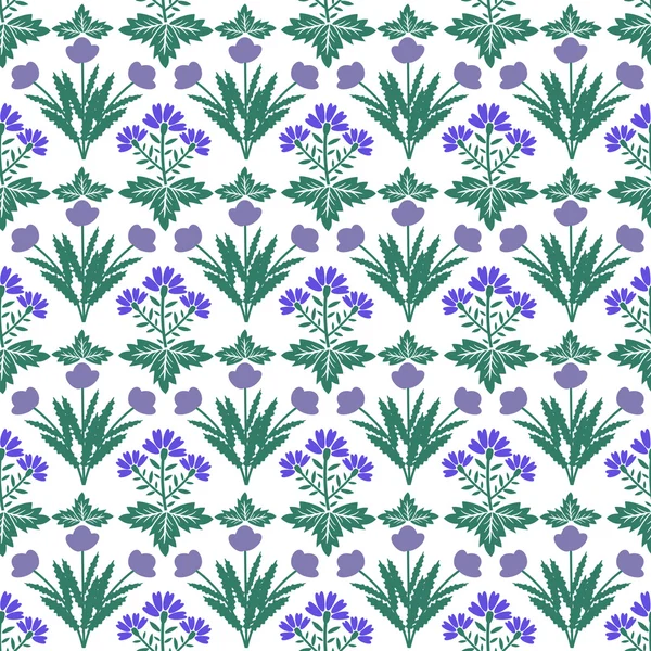 Seamless floral pattern — Stock Vector