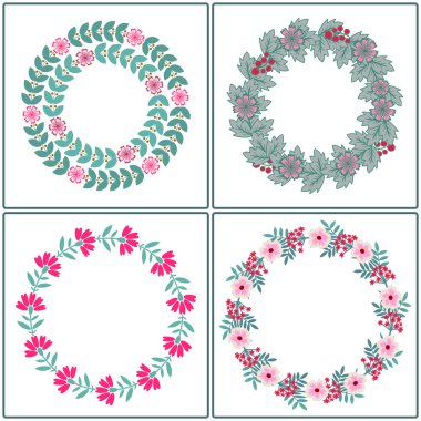 Floral çerçeveler