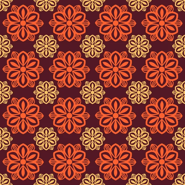 Seamless decorative pattern — Stock Vector