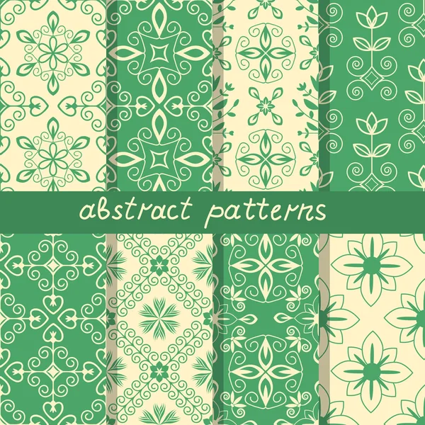 Muster dekoratives Set — Stockvektor