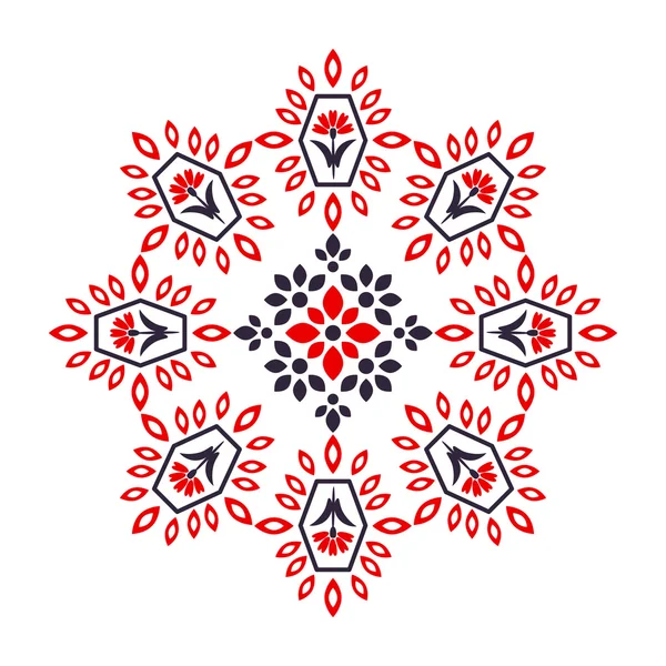 Абстрактный цветочный орнамент — стоковый вектор