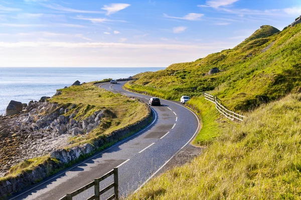 Antrim Kuzey İrlanda, İngiltere'de sahil yolu