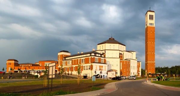 John Paul Ii sanktuarium w Kraków, Polska. Światowe Dni Młodzieży 2016 — Zdjęcie stockowe