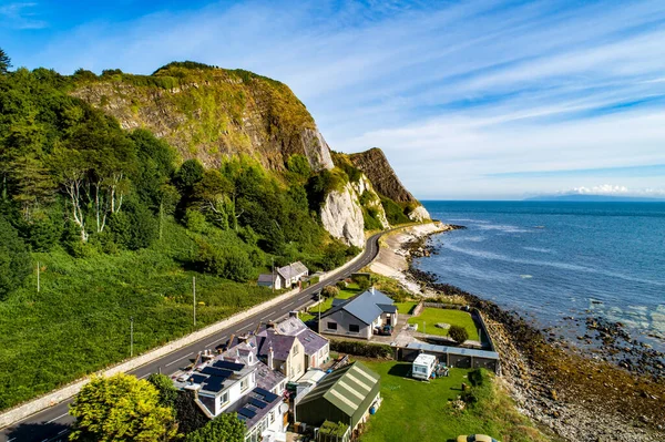 Nordirland Großbritannien Atlantikküste Mit Klippen Klippen Und Küstenstraße Namens Causeway — Stockfoto