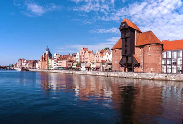 Staré město Gdaňsk, Polsko — Stock fotografie