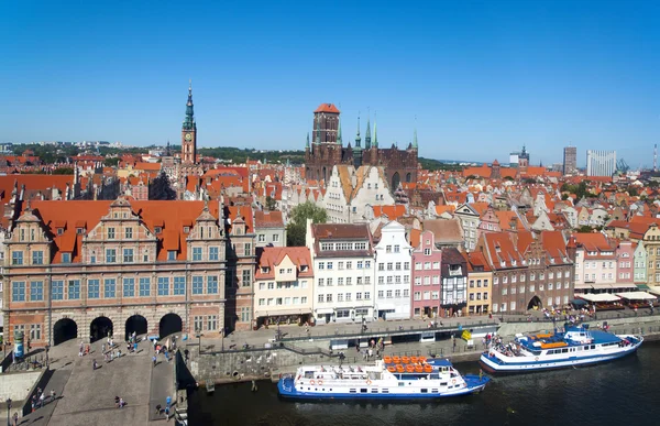 Gdansk old city panorama — Stock Photo, Image