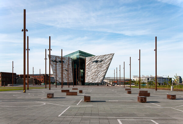 Titanic visitor center in Belfast