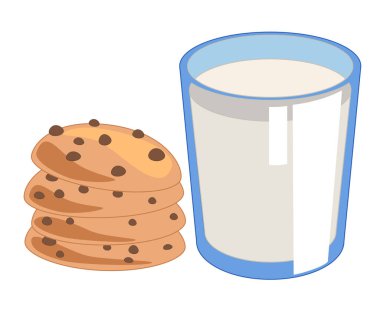 Kahvaltı öğle yemeği ve akşam yemeği renkli vektör