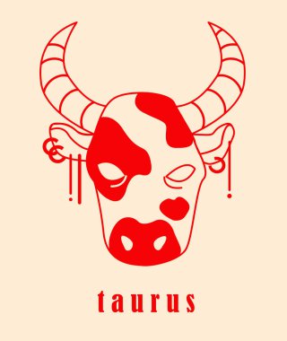 Astrolojik zodyak çizimi işaret vektörü renkli bilgisayar grafiği