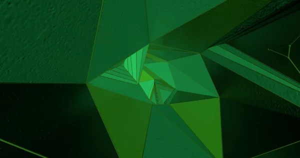 Abstract Background Made Triangular Green Figures Making Patterns — Stock Photo, Image