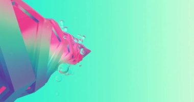 Geometrik desen, pastel zeminde matkap şeklini alıyor..