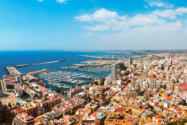 Alicante Santa Barbara kalede Costa Blanca, İspanya — Stok fotoğraf