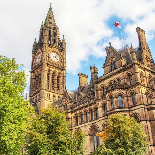Stadhuis van Manchester — Stockfoto