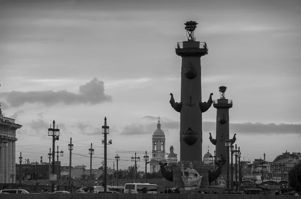 Spit of Vasilyevsky Island in Saint Petersburg — Stock Photo, Image