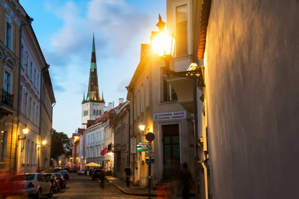 Éjszakai élet, Tallinn, Észtország — Stock Fotó