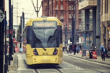 Manchester'da tramvay