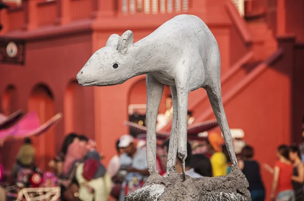 Estatua en Malaca — Foto de Stock