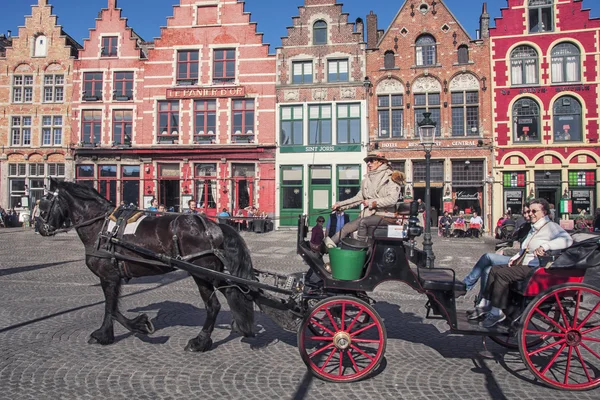 Bruges Pazar Meydanı — Stok fotoğraf