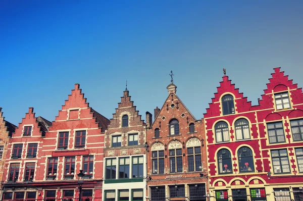 Bruges vecchi edifici — Foto Stock
