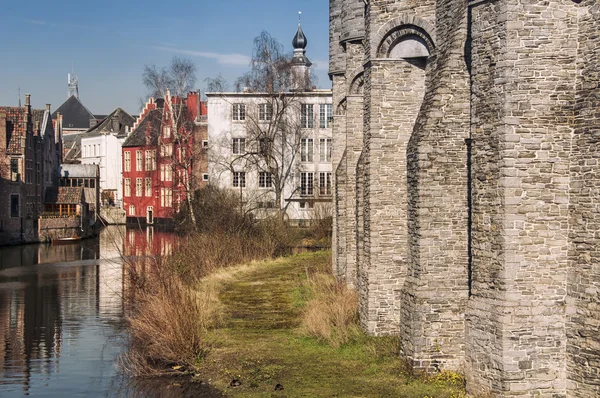 Slottet Gravensteen i Gent — Stockfoto