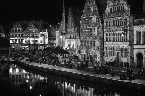 Centrum miasta Gent, Belgia — Zdjęcie stockowe