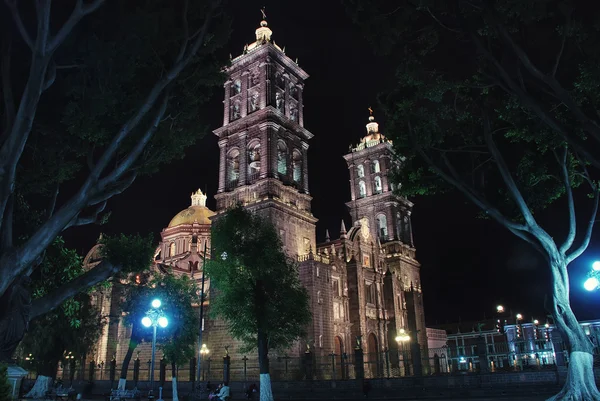 Puebla Cathedral — Stock Photo, Image