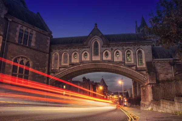 Dublin på natten — Stockfoto
