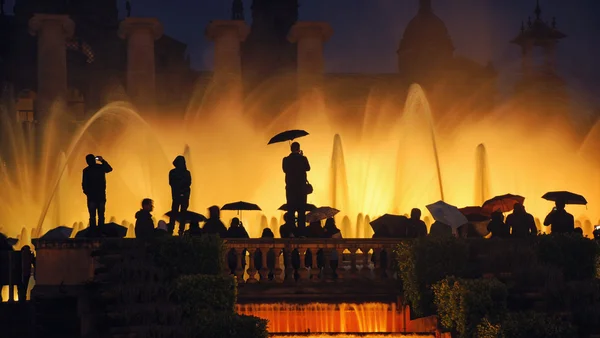 Fonte mágica em Barcelona — Fotografia de Stock